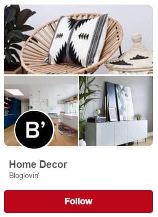 Pinterest Board #1 for Home Decor